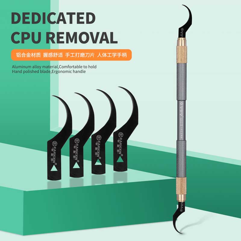 Card Scraper Steel - KGX CPU Glue Removal Blade Set