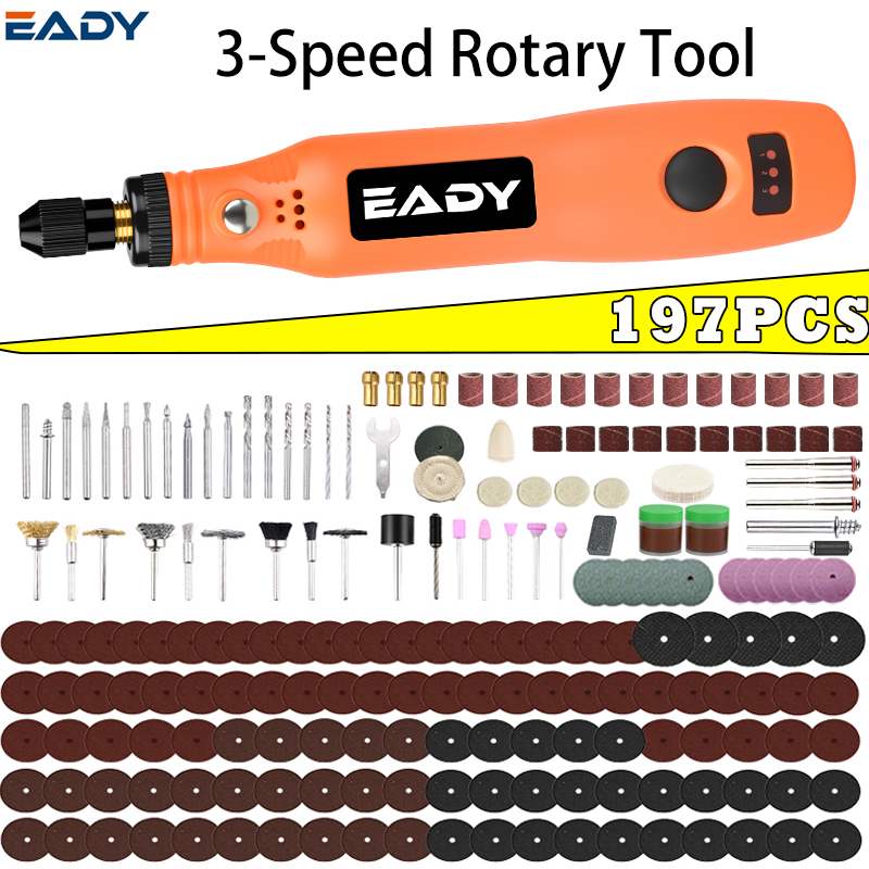 Woodworking Shop - USB Cordless Rotary Tool Kit –