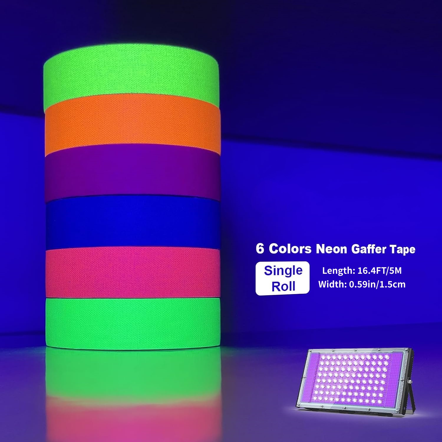 Woodworking Uv Light - Neon light cloth tape, UV party