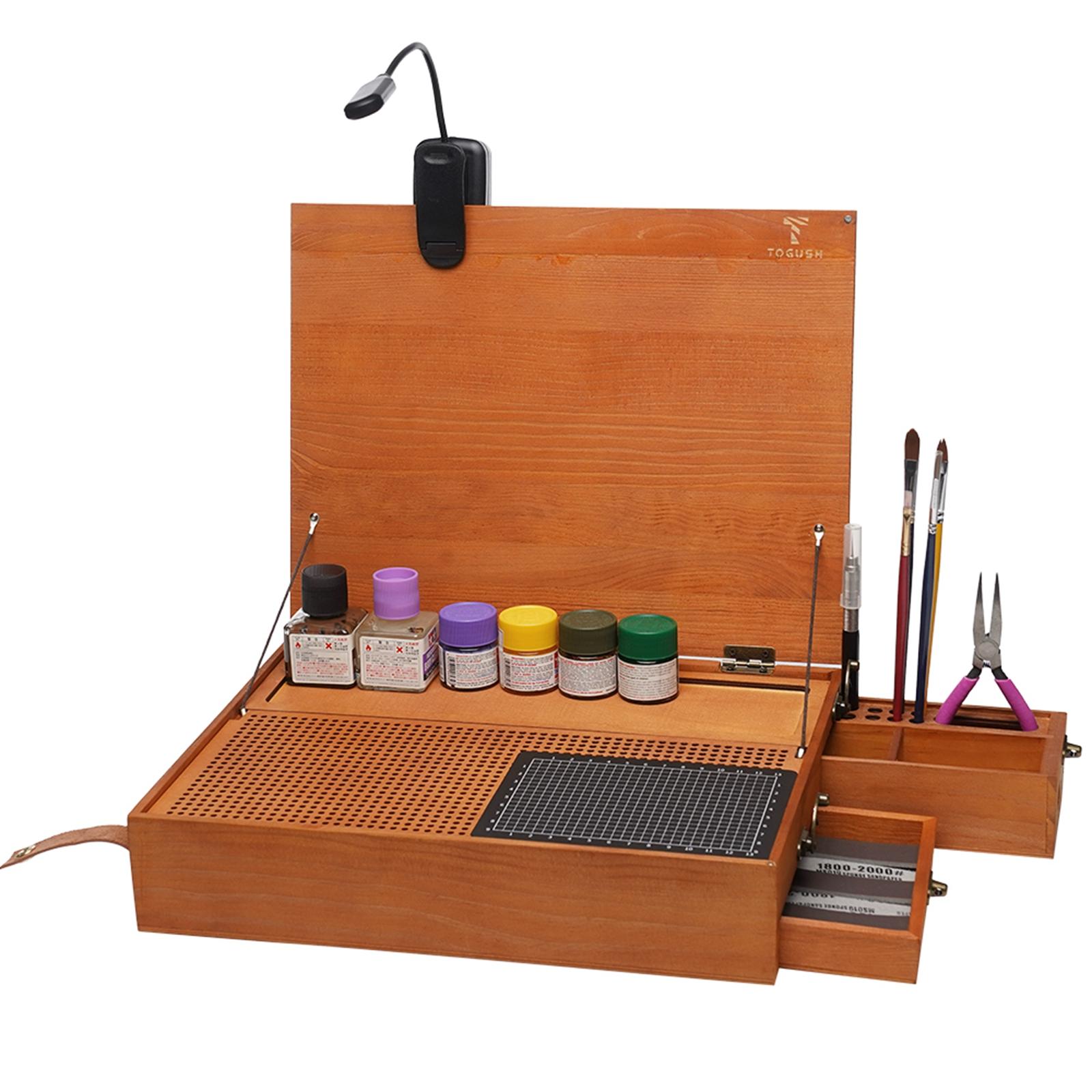 Woodworking Shop - Hobby Work Table for Model Building,