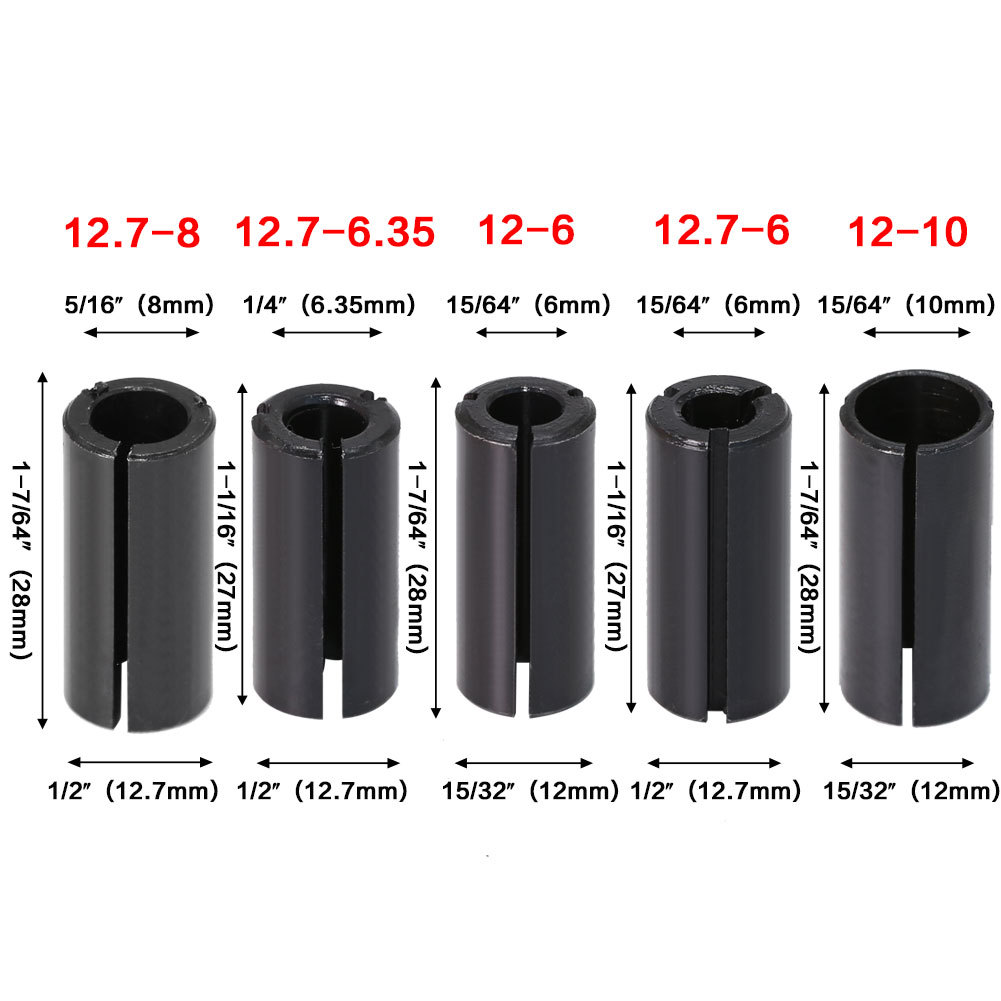 JGZUI Shank Reducer Collet Sle - đánh giá và giá Woodworking Router Templates