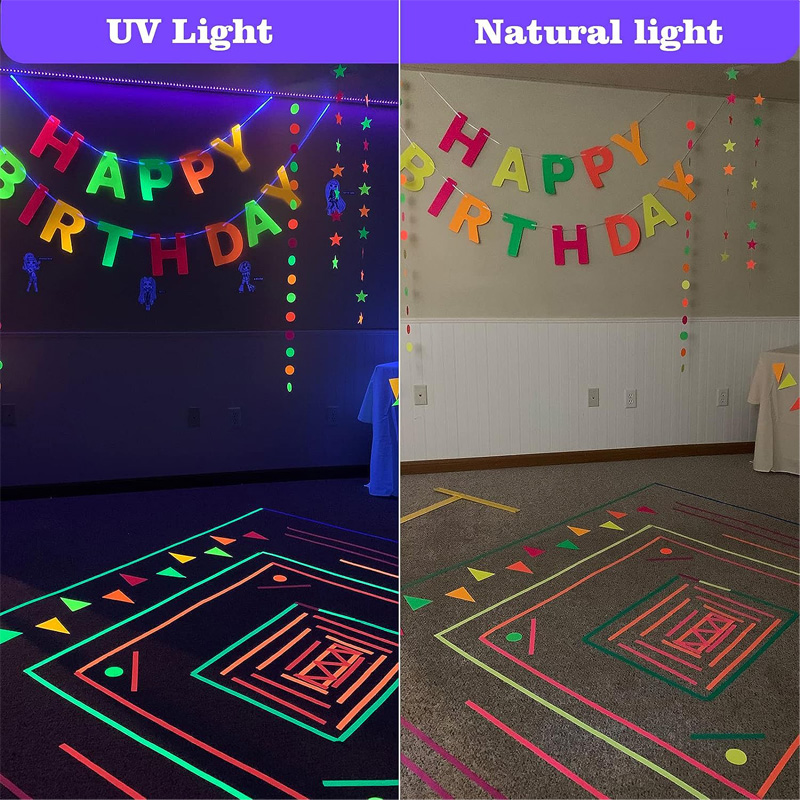 5Meter 6 Colors Neon Gaffer Cl - đánh giá và giá Woodworking Uv Light