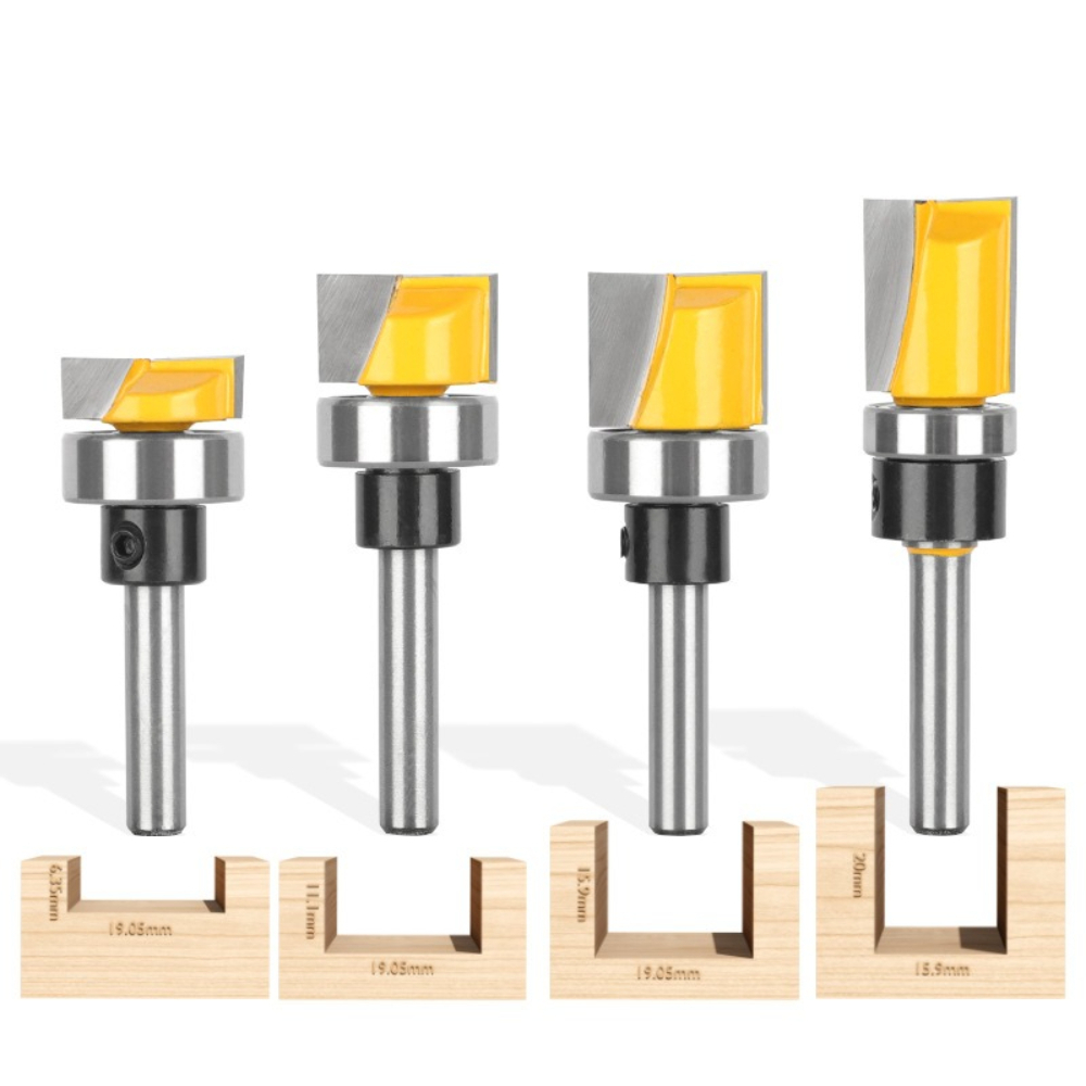 1/4Inch Shank Flush Trim Route - đánh giá và giá Woodworking Router Templates