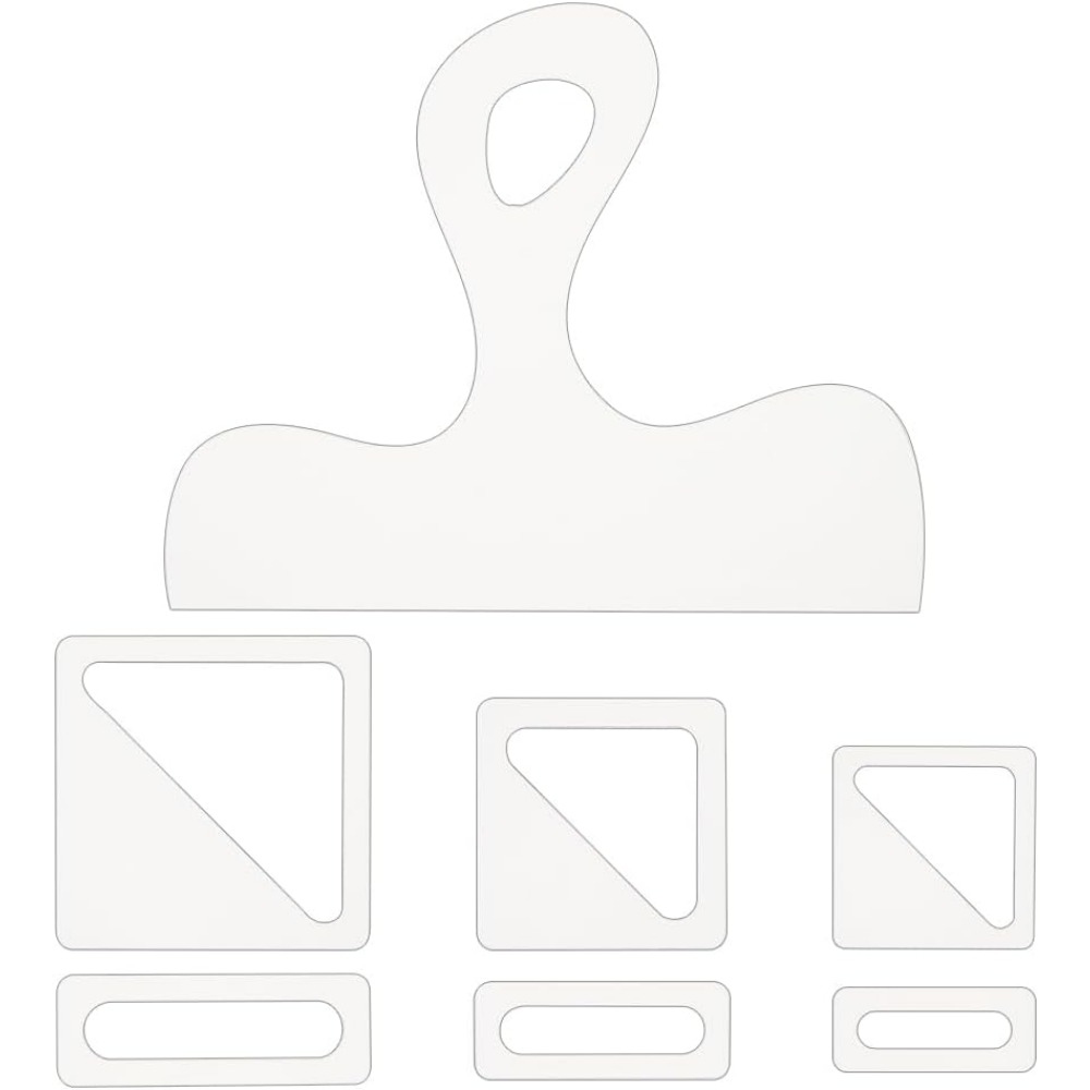 7Pcs Charcuterie Template Acry - đánh giá và giá Woodworking Router Templates