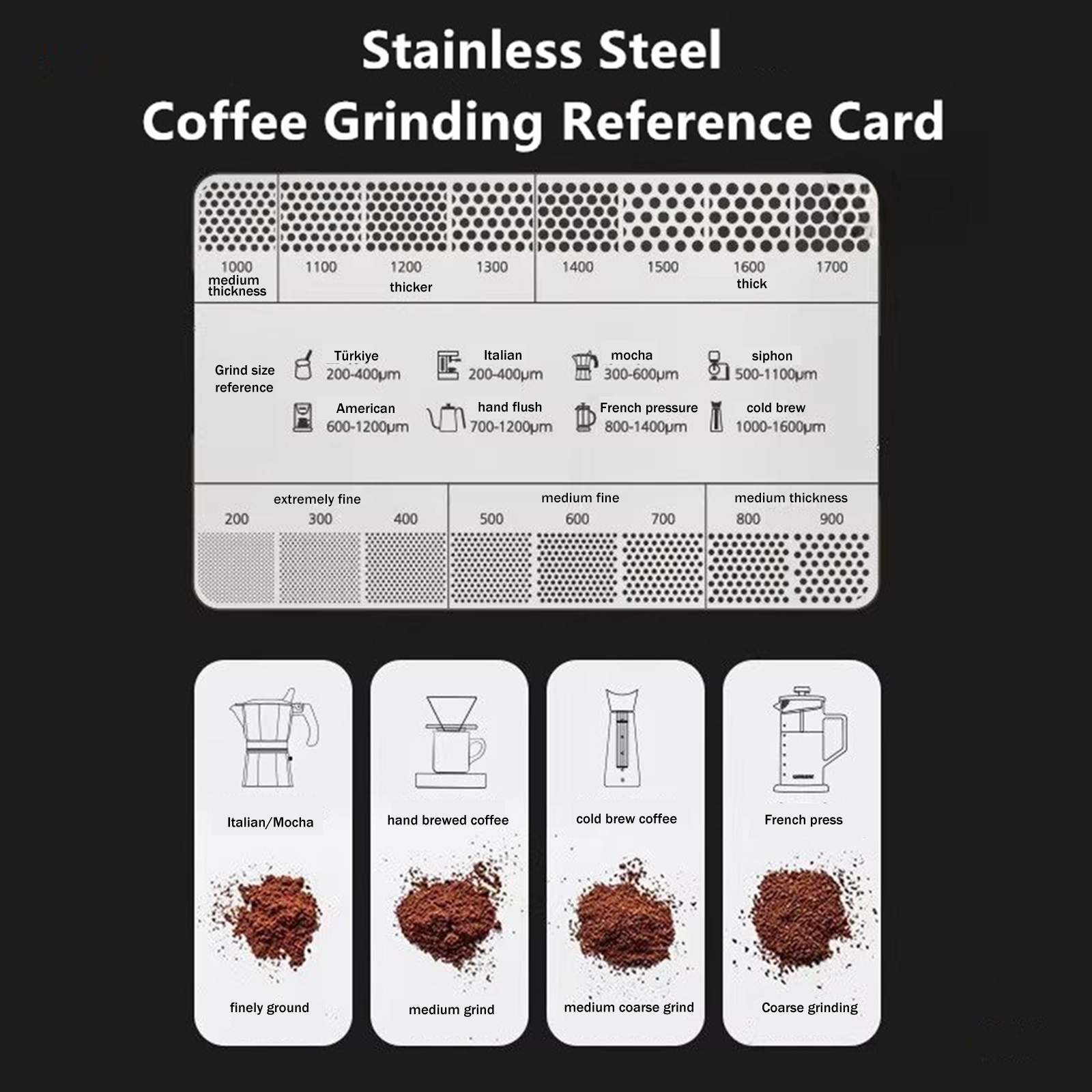1Pc Coffee Powder Grinder Thic - đánh giá và giá Card Scraper Steel