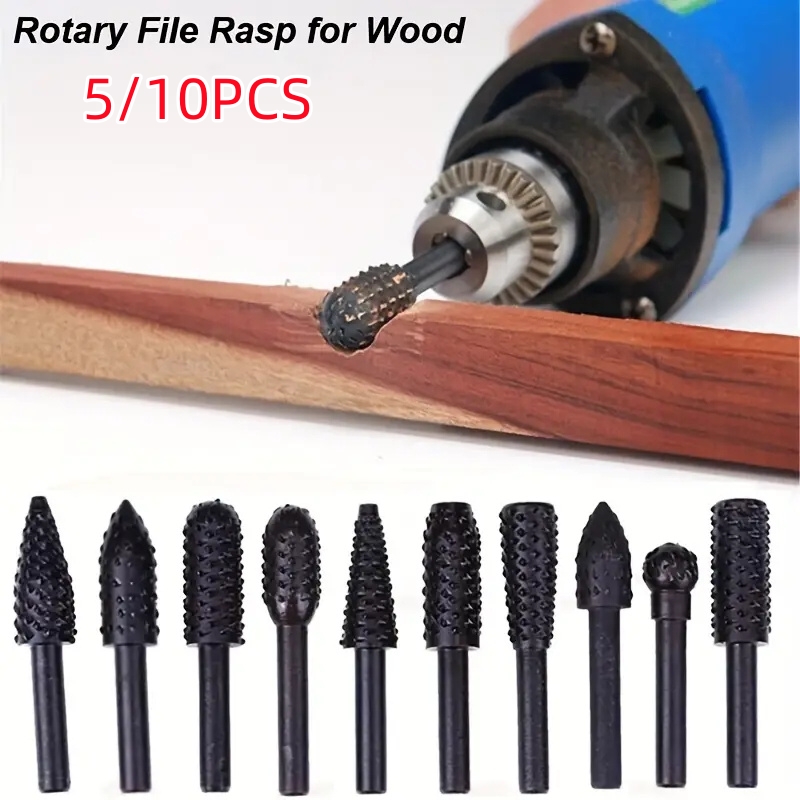 5PCS/10PCS 6mm Shank Rotary Bu - đánh giá và giá Woodworking Rasps And Files