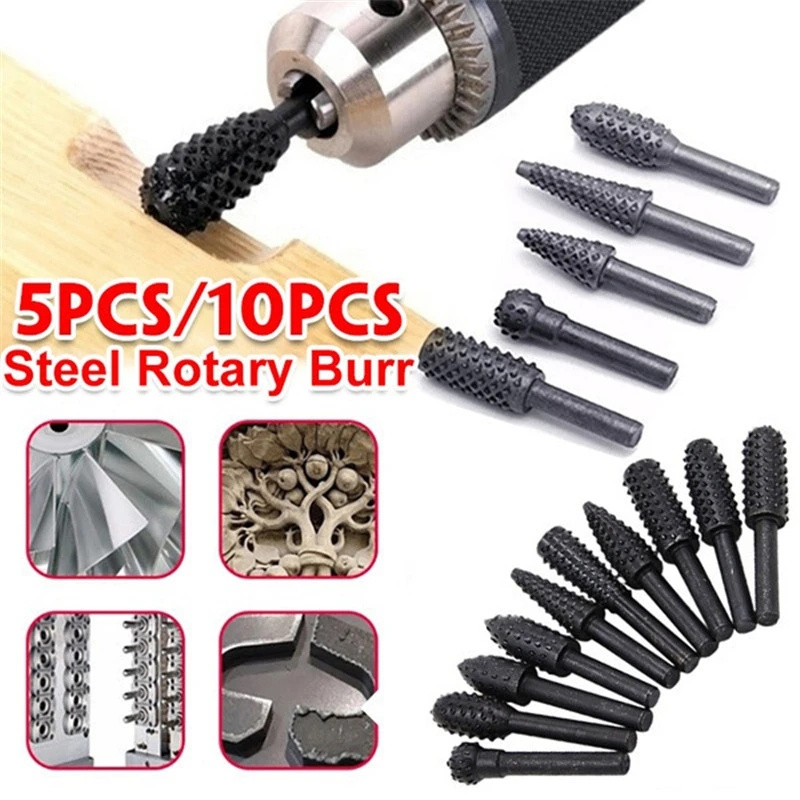 5PCS/10PCS 6mm Shank Rotary Bu - đánh giá và giá Woodworking Rasps And Files