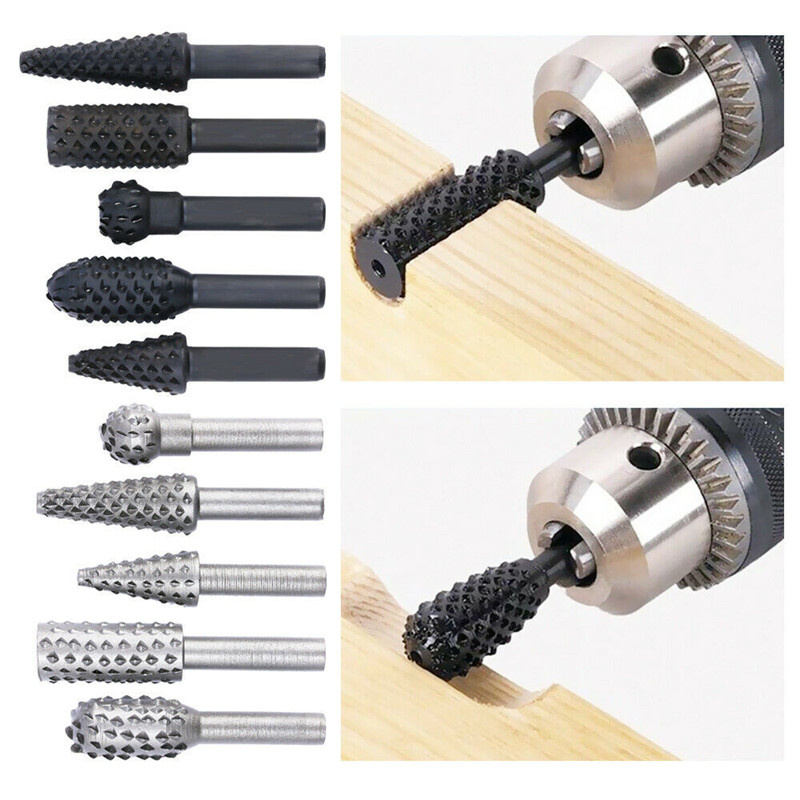 5PCS/10PCS 6mm Shank Rotary Bu - đánh giá và giá Woodworking Rasps And Files