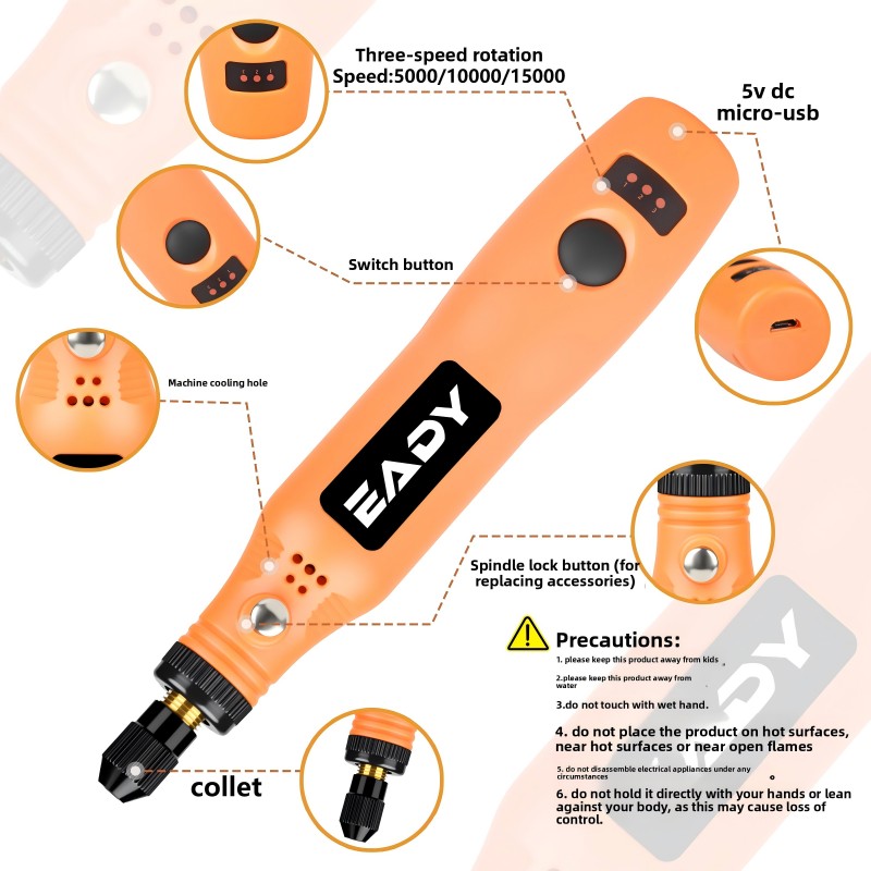 USB Cordless Rotary Tool Kit – - đánh giá và giá Woodworking Shop