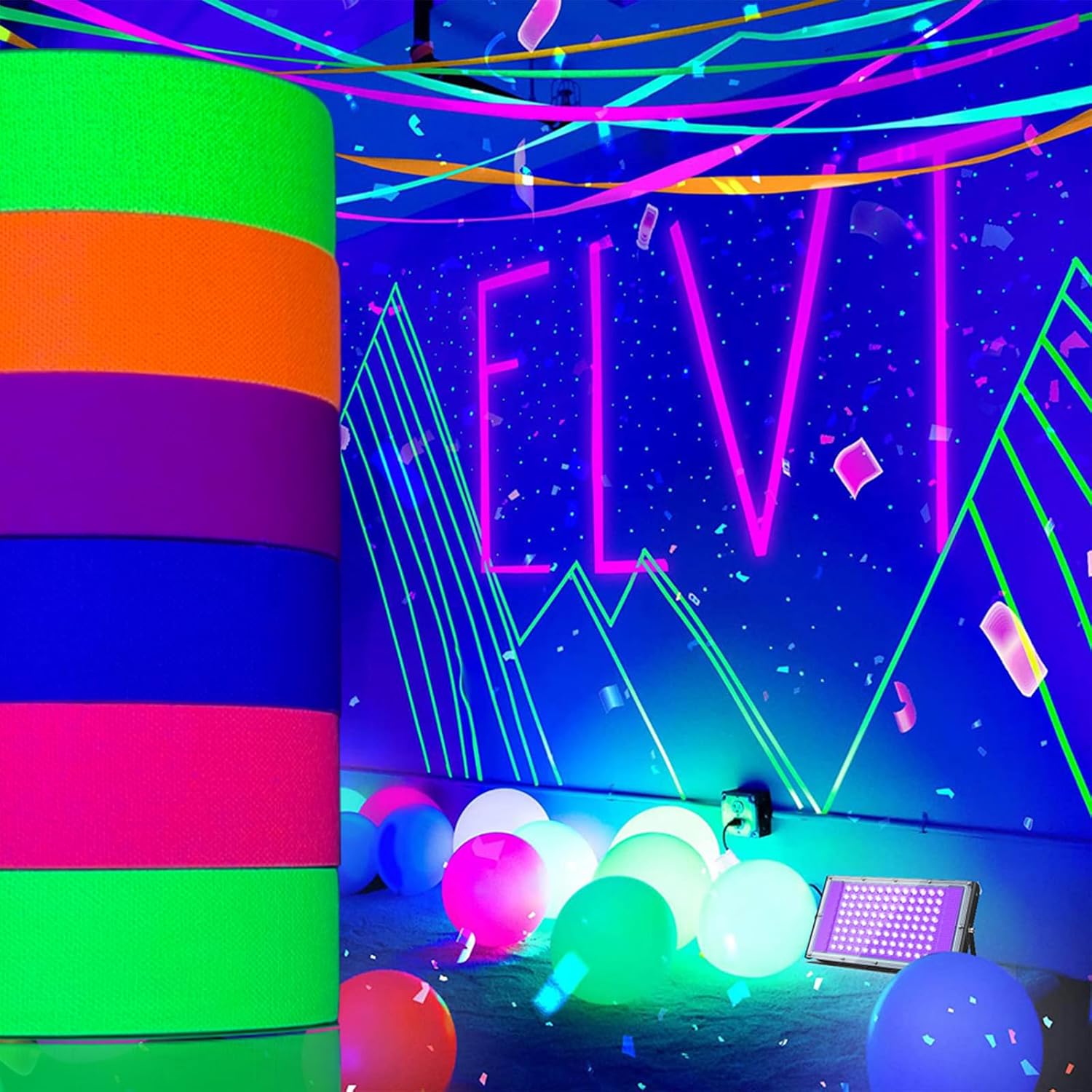 Neon light cloth tape, UV part - đánh giá và giá Woodworking Uv Light