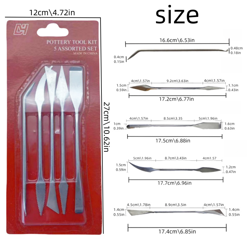 5-Piece Set of Stainless Steel - đánh giá và giá Card Scraper Steel