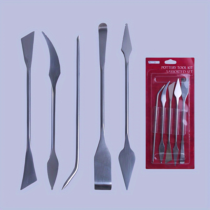 5-Piece Set of Stainless Steel - đánh giá và giá Card Scraper Steel