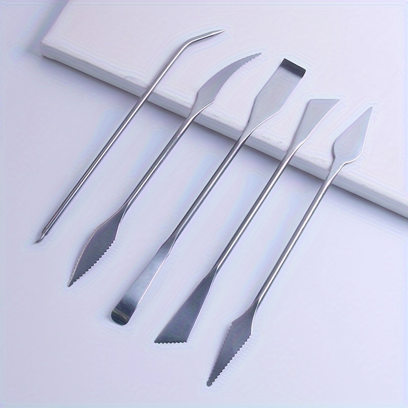 5-Piece Set of Stainless Steel - đánh giá và giá Card Scraper Steel