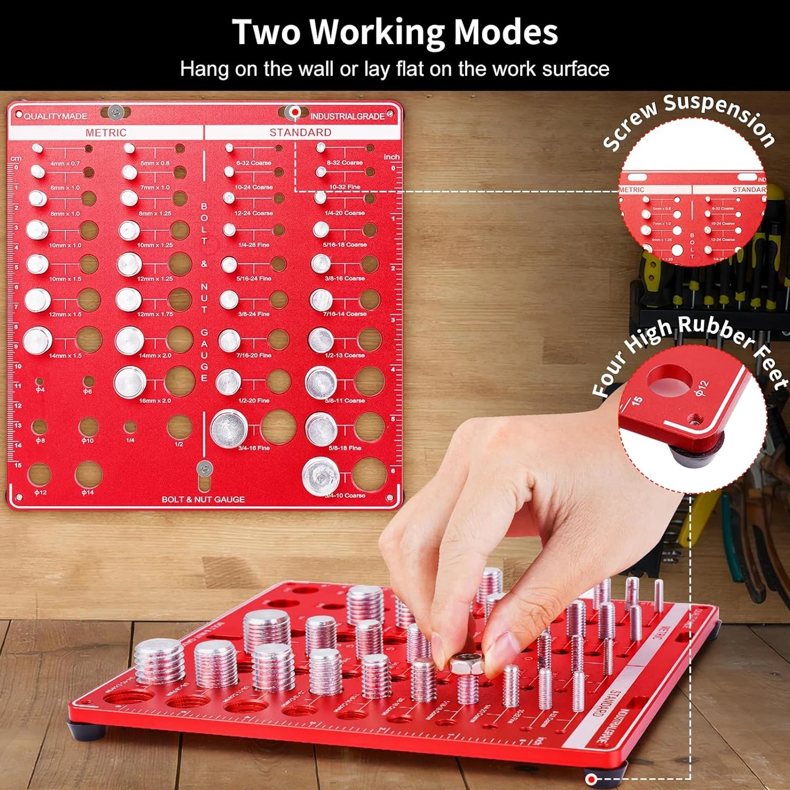 Nut and Bolt Thread Gauge Set  - đánh giá và giá Woodworking Shop