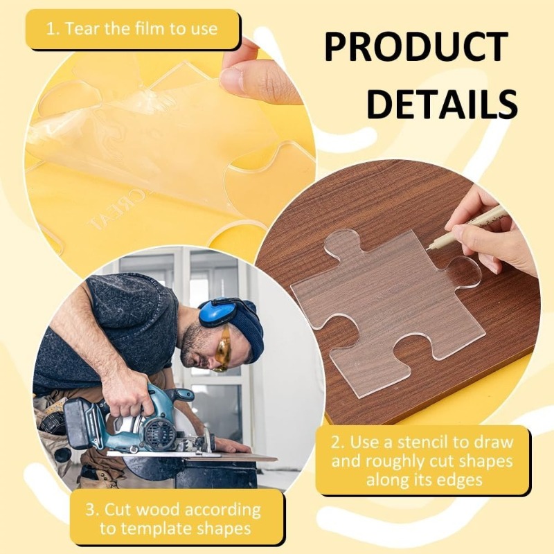 Acrylic Puzzle Woodworking Tem - đánh giá và giá Woodworking Router Templates