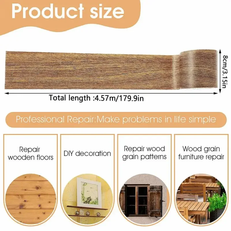 Real Wood Grain Repair Adhesiv - đánh giá và giá Xfasten Woodworking Tape