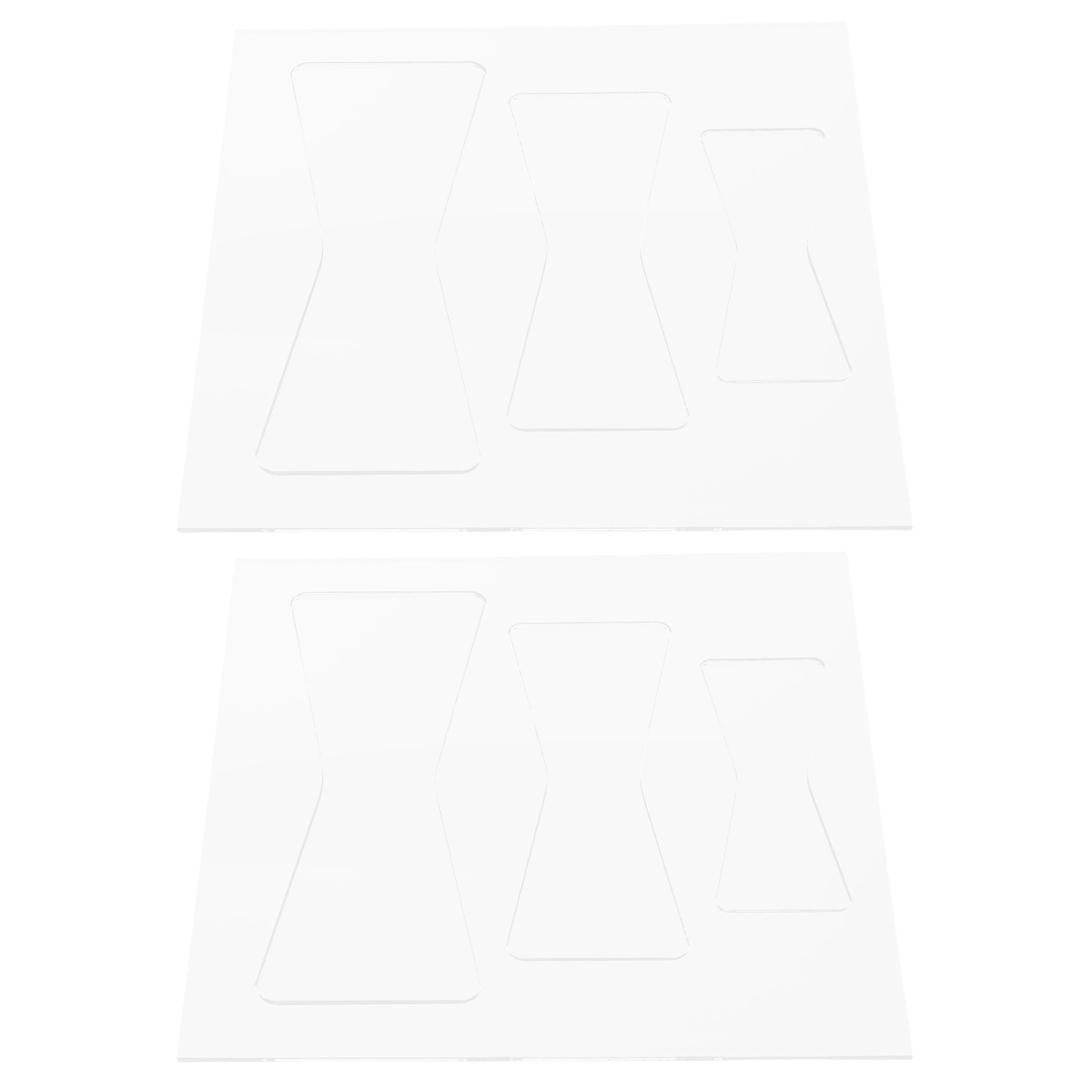 2Pcs Acrylic Woodworking Templ - đánh giá và giá Woodworking Router Templates