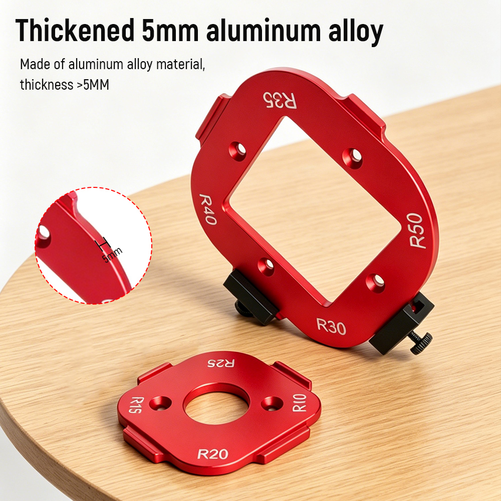 Aluminum Round Corner Radius T - đánh giá và giá Woodworking Router Templates