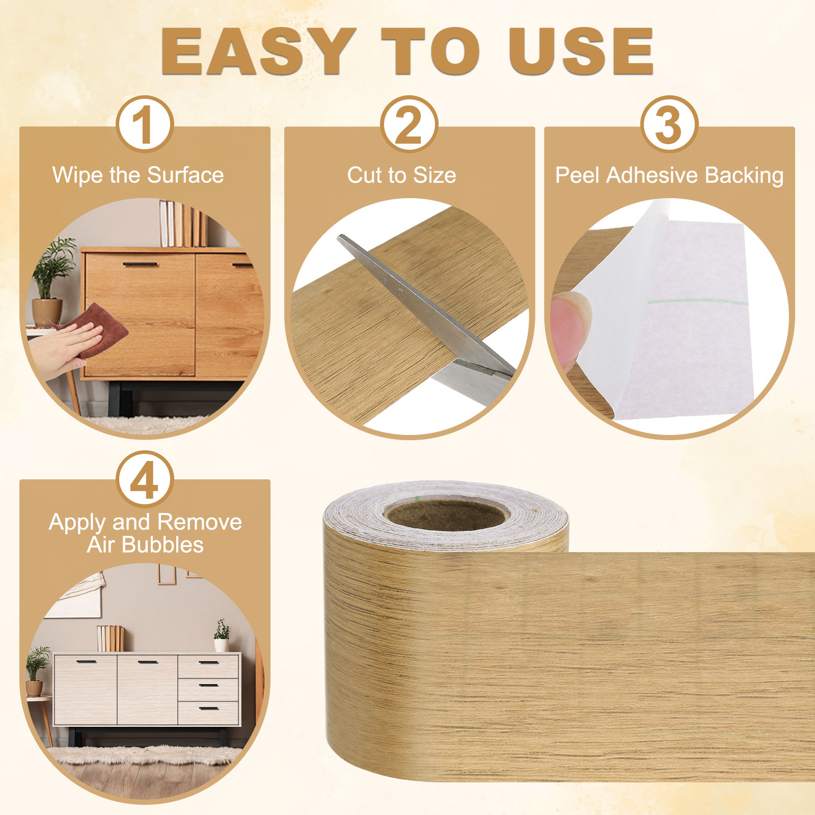 10Meter Wood Grain Repair Tape - đánh giá và giá Xfasten Woodworking Tape