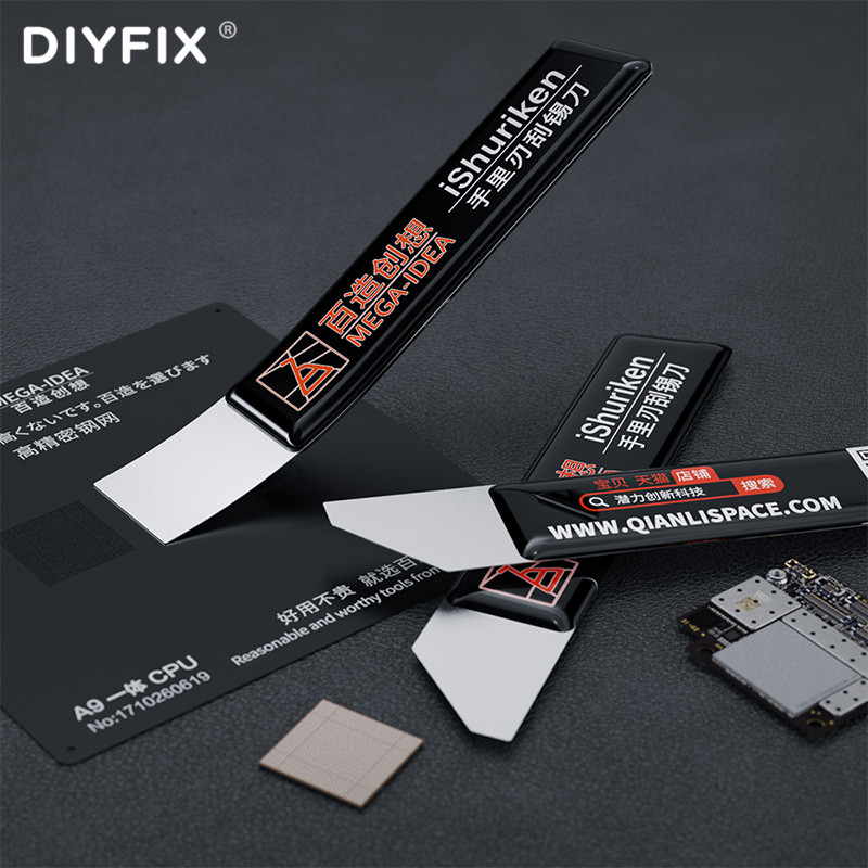 MEGA-IDEA T0.2MM Cạo Tín Dao D - đánh giá và giá Card Scraper Steel