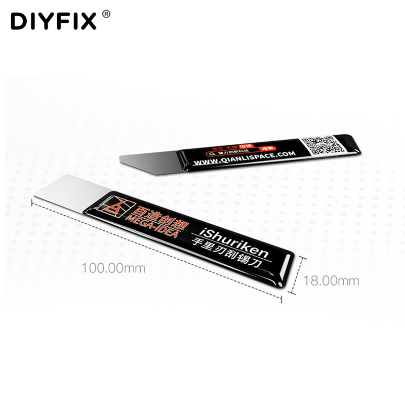 MEGA-IDEA T0.2MM Cạo Tín Dao D - đánh giá và giá Card Scraper Steel