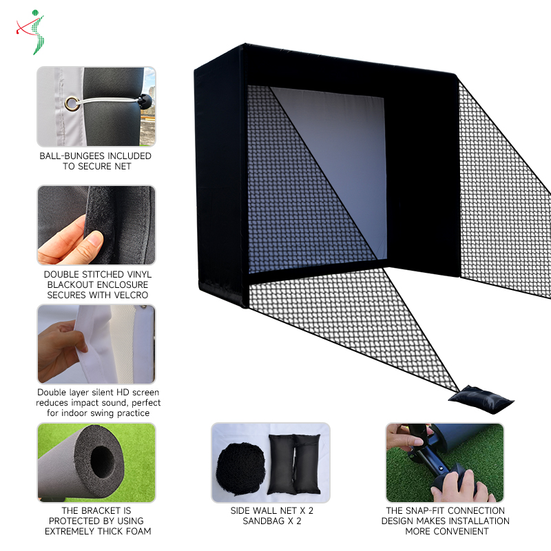 Golf Simulator Enclosure Nets  - đánh giá và giá Woodworking Simulator