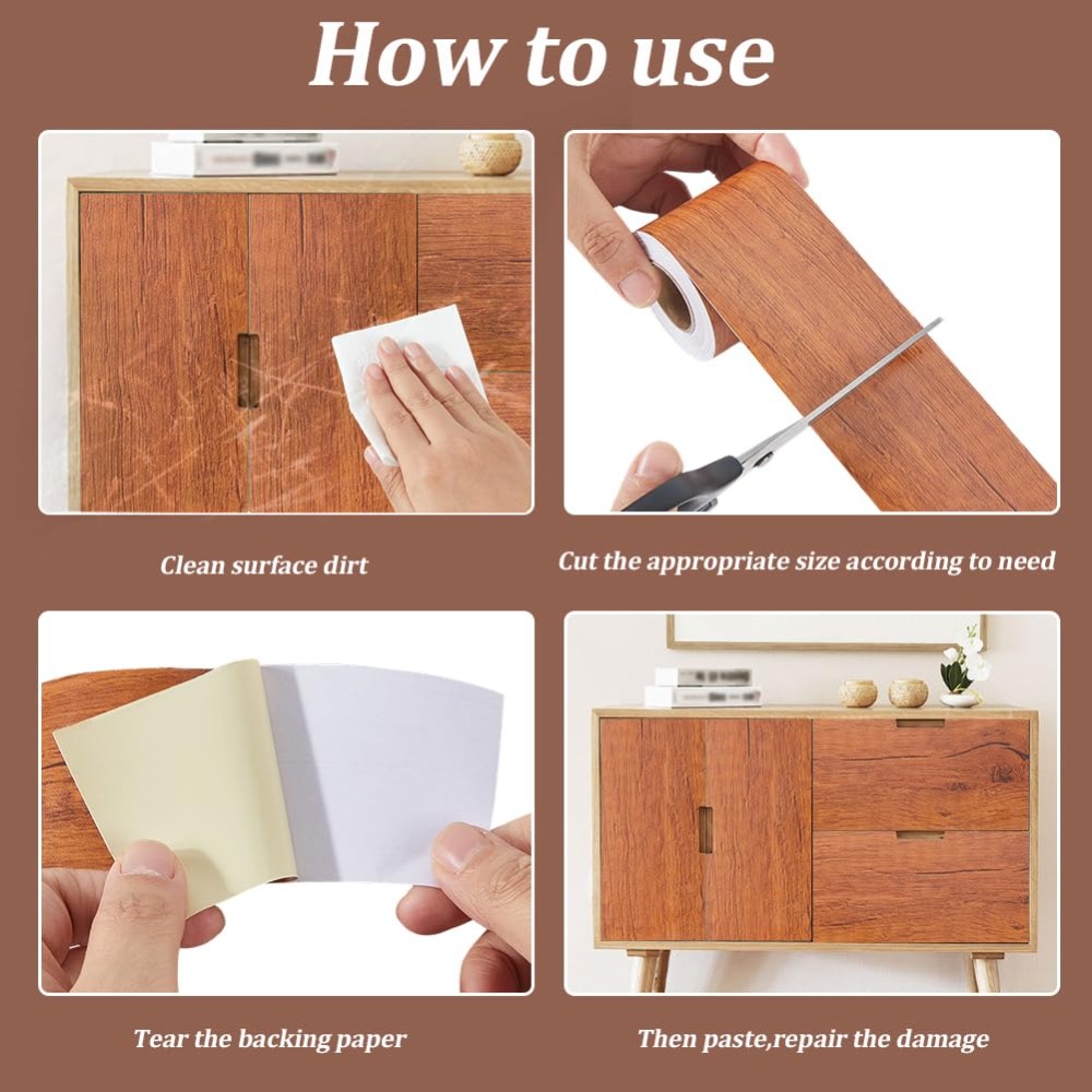 Waterproof Wood Grain Self Adh - đánh giá và giá Xfasten Woodworking Tape