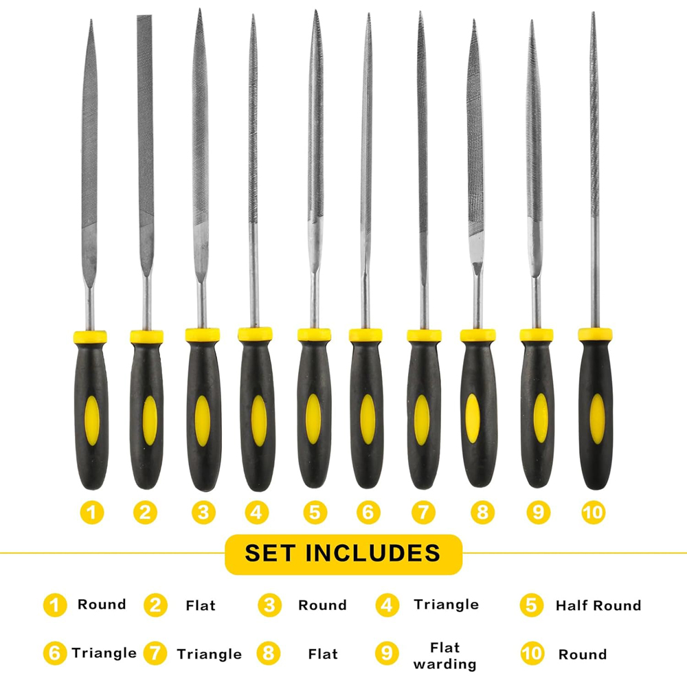 Mini Metal Needle File Set 5/1 - đánh giá và giá Woodworking Rasps And Files